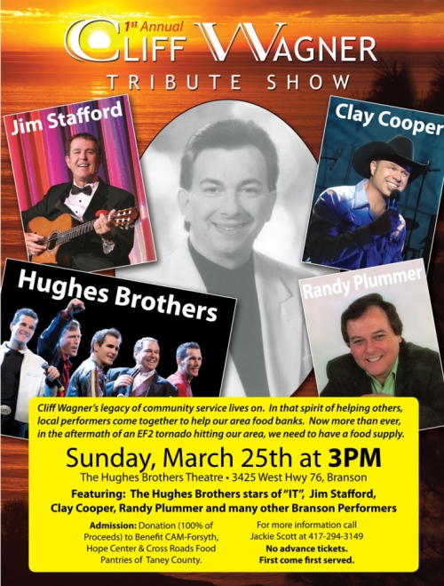 1st Annual Cliff Wagner Tribute Show - BroadcastBranson.com